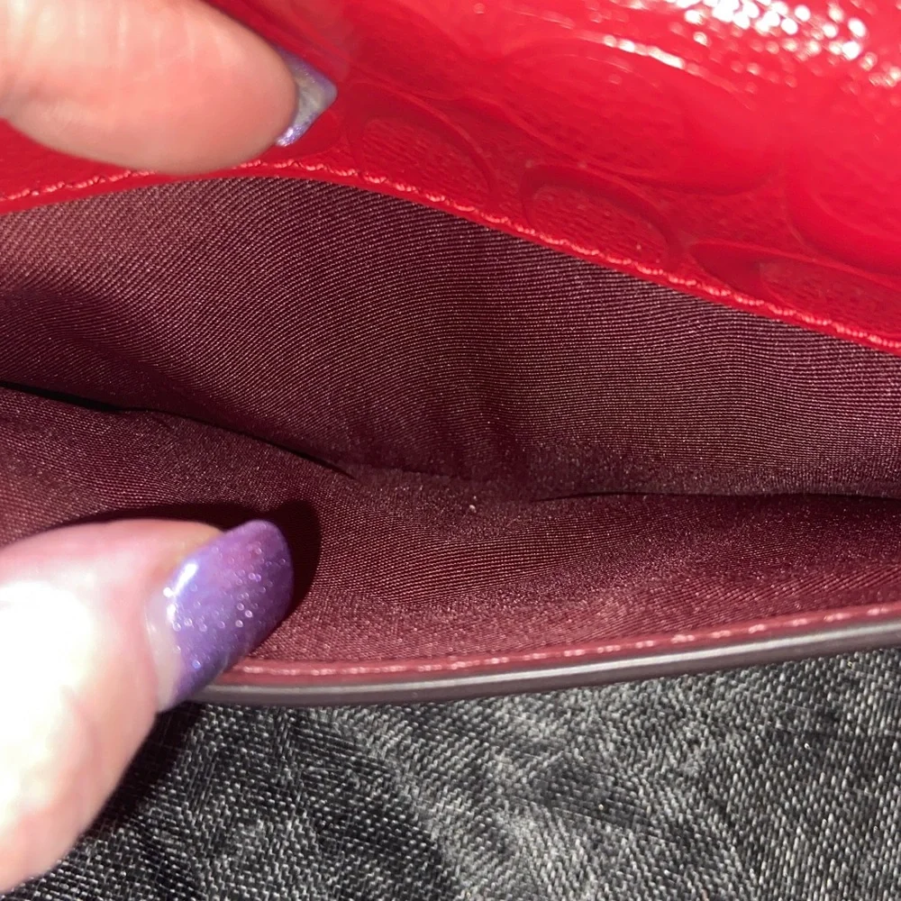 Coach Anna Foldover Crossbody Clutch EUC like new! - Picture 4 of 11